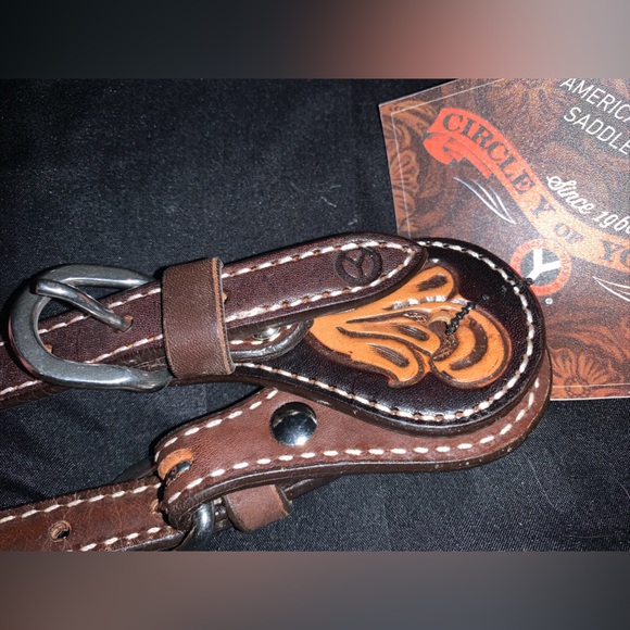 Circle Y of Yoakum Spur Straps - Picture 2 of 7